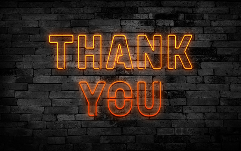 Vector,realistic,isolated,neon,sign,of,thank,you,lettering,for